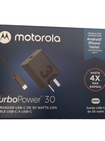 Cargador Motorola 30W con cable C a C