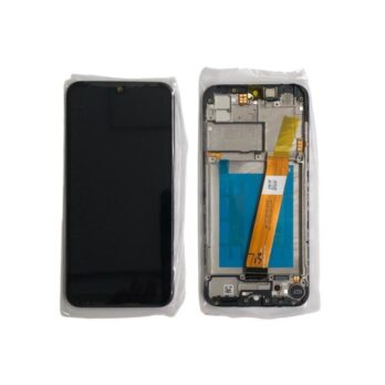 Modulo Samsung A015 con marco Service Pack- Negro