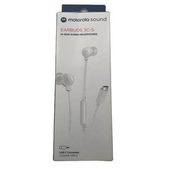 Auricular Motorola Tipo C- Earbuds 3C-S- Blanco