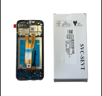 Modulo Samsung Service Pack A03 Core Con Marco- Negro