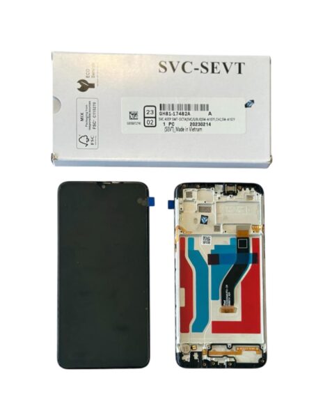 Modulo Samsung Service Pack A10S Con Marco- Negro
