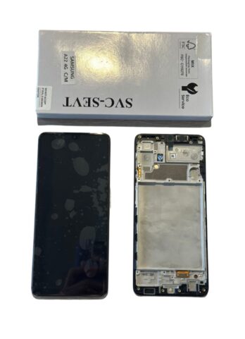 Modulo Samsung Service Pack A22 4G Con Marco- Negro