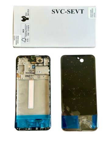 Modulo Samsung Service Pack A25 Con Marco- Negro