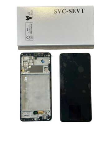 Modulo Samsung Service Pack A32 4G Con Marco- Negro