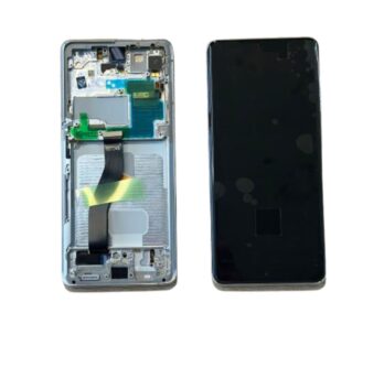 Modulo Samsung Service Pack S21 ULTRA Con Marco Plateado