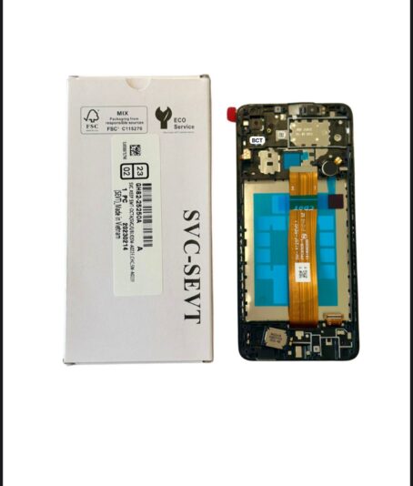 Modulo Samsung Service Pack A02 Con Marco- Negro