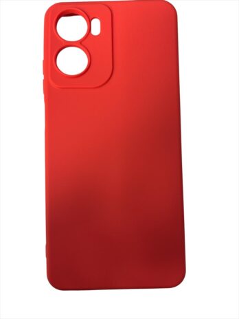 Funda Silicona  Motorola G05 ROJO