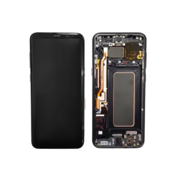 Modulo Samsung Service Pack S8 Con Marco Negro